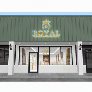 Conception de vitrine et de comptoir pour bijouterie de luxe avec rendu 3D, idée de design d'intérieur pour boutique de montres et de bijoux - Product Image 5