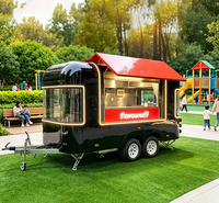 Remorque de camion-restaurant Skyacross, kiosque à glaces, entièrement équipée, à vendre