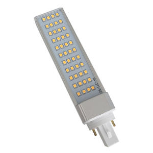 Lámpara LED regulable G24 G24D <span class=keywords><strong>G24Q</strong></span>, Bombilla de lámpara enchufable de inserción horizontal, 2 pines, 4 pines, emisión de 180 grados, 12V, 120V, 230V - Product Image 4