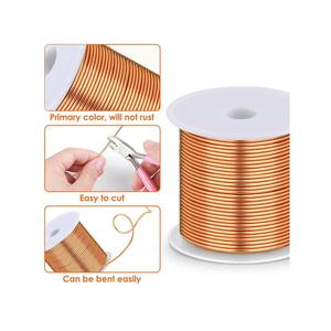 Fil de cuivre émaillé, 10m, 33 pieds, résistant aux hautes températures, isolé pour bobine de moteur, transformateur, expérience d'électro-aimant - Product Image 3