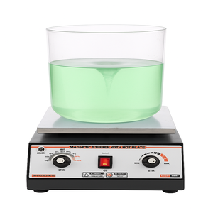 Agitateur magnétique chauffant MAYALAB pour laboratoire, corps en acier inoxydable, capacité 10000 ml, plateforme métallique, 220V, garantie 1 an, 250°C, 2 kW - Product Image 3