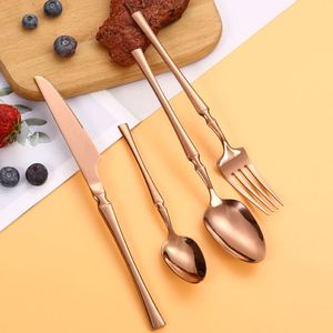 Chaodeli Gold Set Flatware Set Service for 4 Stainless Steel Cutlery Set Knife Spoon <b>Fork</b> Polished Dishwasher Safe - Product Image 6