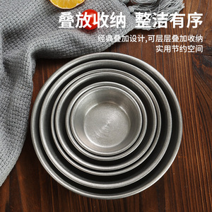Vintage 304 Stainless Steel Condiment Dishes Round Solid Color Dipping <b>Sauce</b> Dish Party Hotel Meals - Product Image 5