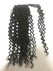 Prêle 10 -30 pouces naturel brésilien bouclés cheveux humains envelopper autour <span class=keywords><strong>de</strong></span> queues <span class=keywords><strong>de</strong></span> <span class=keywords><strong>cheval</strong></span> cordon pince griffe cheveux <span class=keywords><strong>queue</strong></span> <span class=keywords><strong>de</strong></span> <span class=keywords><strong>cheval</strong></span> Extensions - Product Image 6