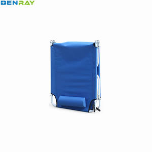BR-TF022 ruang medis pertolongan ICU untuk pasien rumah sakit perenggang biru sendok darurat Transfer seperempat sendok lipat tempat tidur berkemah - Product Image 2