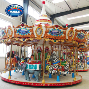 Giostra elettrica da 16 <span class=keywords><strong>cavalli</strong></span> <span class=keywords><strong>con</strong></span> sistema musicale per parco giochi al coperto, parco all'aperto e luogo di intrattenimento - Product Image 5