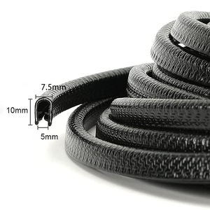 कार डोर एज गार्ड 16 फीट (5 मीटर) यूनिवर्सल कार का दरवाजा सील एंटी-टक्कर स्ट्रिप एज प्रोटेक्शन कार रबर सुरक्षा डोर किनारे - Product Image 5