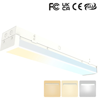 Lampes LED linéaires pour garage 4FT 40W, éclairage industriel, supermarché, salle électrique, RCM CE SAA Rohs, dimmables, garantie 5 ans