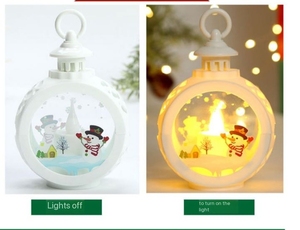 Giáng sinh trang trí nến đèn Gió Ông già người tuyết cửa sổ cổ điển đồ trang trí sáng tạo Quà Tặng Giáng sinh nhỏ quà tặng - Product Image 5