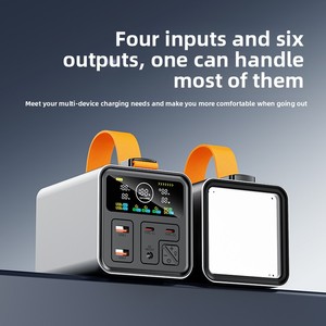 Estación de Energía Portátil OEM de 80000 mAh, Banco de Energía para Portátil de Carga Rápida de 200 W con Pantalla TFT y Cable Retráctil - Product Image 4