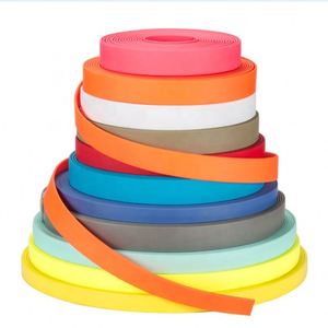 Factory Wholesale Colorful Matte Soft Touch Pet Supplies Pet Leash Collar Waterproof Ribbon PVC Coated Tape <b>Webbing</b> - Product Image 1