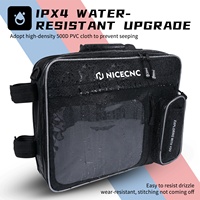 NiceCNC UTV sac de toit amélioré pour Can-AM Maverick X3 Max Turbo R 2017-2023 2018 sacs de rangement généraux accessoires étanches en PVC