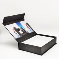 Boîte en forme de livre magnétique Boîtes cadeaux en papier d'emballage en carton rigide avec logo personnalisé