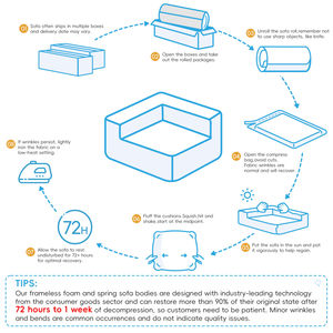 Sillón Chaise Longue de Lujo para Interiores, Estilo Bouclé, Extensible, con Forma, Color y Tamaño Personalizables, para Sala de Estar y Uso en Hoteles - Product Image 5