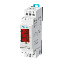 Relais de protection contre les pannes de phase, la mauvaise séquence de phases et les surtensions SAMWHA-DSP FKV-03HF