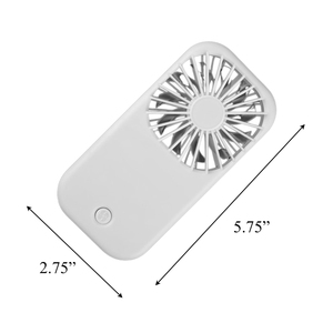 Ventilateur portable avec logo personnalisé, batterie intégrée, utilisable à la main et sur un support de bureau, mini-ventilateur pour les fêtes d'été, le bureau, les voyages et les activités de plein air - Product Image 2
