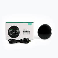 NOKLEAD Mini Purificateur d'Air Portable au Design Pierre, Rechargeable, Batterie au Lithium, Certifié CE/RoHS, Affichage Numérique LED, Qualité de l'Air PM2.5