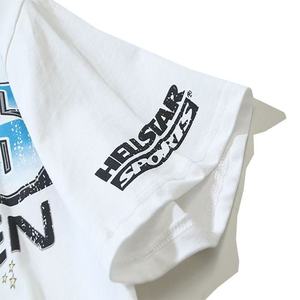 เสื้อยืดแขนสั้นพิมพ์ลายตัวอักษร Hell Beauty Star สไตล์เรโทรแนวสตรีทแฟชั่นหลวมๆ สำหรับผู้ชายและผู้หญิง ผ้าฝ้ายแท้ ใส่สบายในฤดูร้อน - Product Image 4