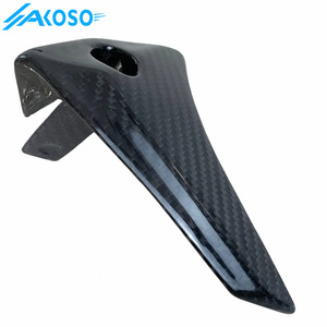 AKOSO Protection de chaîne et de pignon en fibre de carbone sèche 3K complète pour moto Kawasaki Ninja H2 H2R 2015-2026 - Product Image 3
