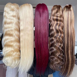 Pelucas de cabello humano prearrancadas con encaje completo para mujeres negras, pelucas frontales de encaje de cabello humano brasileño tissage trenzado 360 HD, pelucas frontales de encaje - Product Image 3