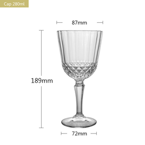 Vente chaude Old Fashion En Relief Cristal Rouge Verre À Vin Gobelets Verres À <span class=keywords><strong>Champagne</strong></span> - Product Image 5