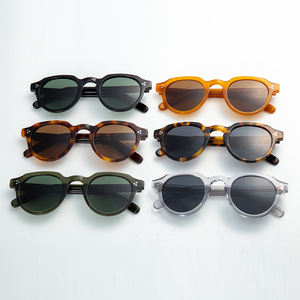 カスタム レトロ シェード 生分解性 アセテート サングラス メンズ 高品質 偏光サングラス レディース ファッショナブル オプティカル - Product Image 2