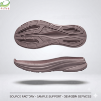 Semelle de chaussure décontractée durable en Phylon MD personnalisée ; Semelle extérieure antidérapante géométrique hautement élastique pour baskets, couleur et logo personnalisés