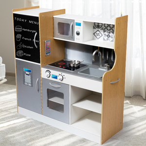 <span class=keywords><strong>Cucina</strong></span> Giocattolo <span class=keywords><strong>Montessori</strong></span> 2024 a Tre Ante con Effetti Sonori e Luminosi, Puzzle Educativo per <span class=keywords><strong>Bambini</strong></span>, Gioco di Ruolo Intelligente - Product Image 5