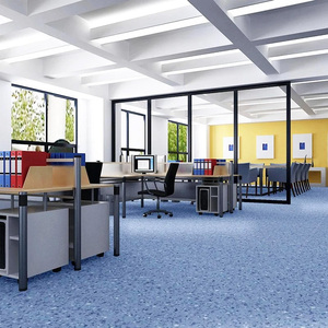 <span class=keywords><strong>Prix</strong></span> d'usine, revêtement <span class=keywords><strong>de</strong></span> sol commercial en vinyle PVC avec dos en maille bleue <span class=keywords><strong>de</strong></span> 1,0 mm, rouleau pour sol intérieur scolaire, tapis industriel, tapis en plastique - Product Image 5