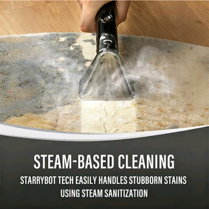 Nettoyeur de tapis et de canapé à vapeur <span class=keywords><strong>compact</strong></span> à écran tactile, best-seller 2026, nettoyage en profondeur des tissus d'ameublement, éliminateur de taches, fonctions - Product Image 4