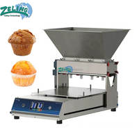 Machine automatique de remplissage de gâteaux de table, déposeuse de pâte à cupcakes, équipement de boulangerie compact et peu encombrant à prix abordable