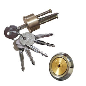 Medio Oriente argento ottone <span class=keywords><strong>cilindro</strong></span> serratura 120mm antifurto cerchione serratura per cancello - Product Image 2