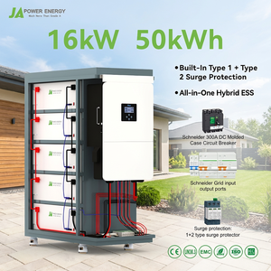 Sistema de Almacenamiento de Energía Solar Todo en Uno JApower con Batería de Litio de 16kVA 50kWh e Inversor Híbrido para Uso Doméstico - Product Image 1