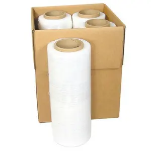 Factory price 20inch LLDPE Transparent pallet pe cast Stretch Film Shrink Wrap strech film