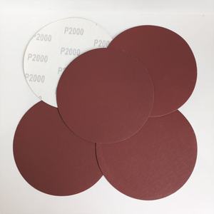 Carta <span class=keywords><strong>vetrata</strong></span> da 5 pollici 800 graniglia 125mm di alluminio ossido rosso colore misto abrasivi dischi di sabbia per metallo - Product Image 3
