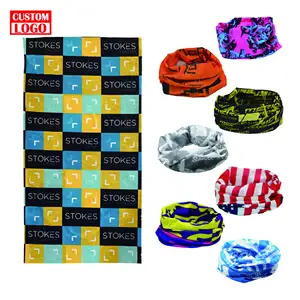 Face Scarf Tube Headband Bandana Neck Cooler And Warmer Gaiter Seamless Tube Bandanas