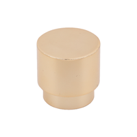 Bouchon de flacon de parfum de luxe en alliage de zinc OEM/ODM, doré, anti-déversement, rechargeable, personnalisable, pour emballage cosmétique, capacité 15 mm