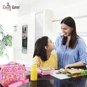 Sac isotherme écologique bento pour enfants boîte à lunch double couche <span class=keywords><strong>licorne</strong></span> design thermique sac à lunch pour écolières - Product Image 2