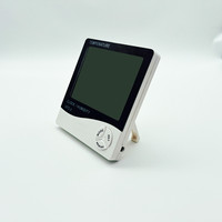 Hygromètre électronique numérique LCD, hygromètre électronique intelligent pour la maison, station météo, horloge, thermomètre extérieur