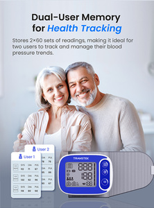 Genaue tägliche Verwendung Handgelenk-Blutdruck messgerät Elektrische Stromquelle Praktisch für den Heimgebrauch - Product Image 6