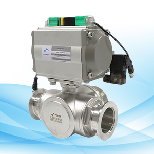 77,5 Mm Precisión 1.6Mpa Acero inoxidable 304/316 AC220V Motorizado 3PC Tri-Clamp Válvula de bola - Product Image 6