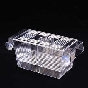 Caja de cría de peces, caja de cría de Acuario, incubadora de doble incubación, caja de aislamiento para criadero de peces <span class=keywords><strong>Guppy</strong></span> Baby - Product Image 1