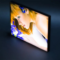Cadre en tissu de tension en aluminium facile à installer personnalisé Boîte à lumière LED pour panneaux publicitaires de photographie d'intérieur