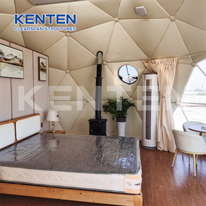 KENTEN Geodésico Glamping Pvc Dome Hotel Carpa <span class=keywords><strong>Domo</strong></span> Fiesta Prefab Dome House Carpa Geodésico Cúpulas Glamping Con Aislamiento - Product Image 3