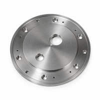Fabricant de pièces tournées en métal de précision en acier inoxydable et aluminium, usinage CNC personnalisé d'arbre à bride, Junke Technology