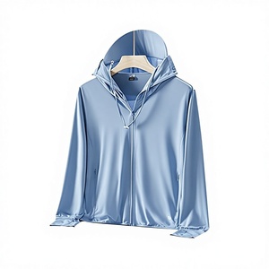 Leichte, dünne Sommer-Bomberjacke mit abnehmbarem Kragen, reflektierendem Reißverschluss und UV-Schutz UPF50, sofort lieferbar, Großhandel - Product Image 1