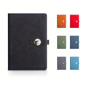 Carnet de notes exécutif personnalisé pour réunions d'affaires, couverture en cuir, impression de logo, format A5 - Product Image 3