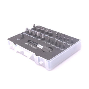 22pcs High-Speed Steel Reverse Thread <b>Removal</b> Tool Damaged Screw Extractor Set Cross-Border Bolt Screw Remover - Product Image 2