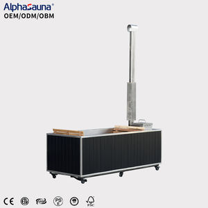 ไม้ยิงอ่างน้ำร้อนกลางแจ้ง2คนขดลวดสแตนเลสไม้ไฟอ่างน้ำร้อน - Product Image 1