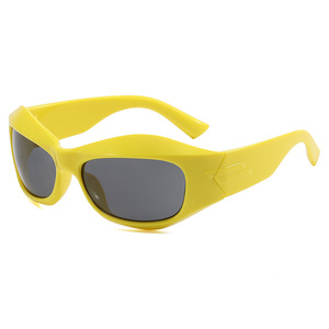 Xsy Steampunk Sunglasses Silver <b>Frame</b> Polarized Lens Uv400 Protection For Men And Women Sports Eyewear - Product Image 3
